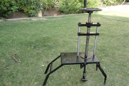 Cow dung Pot machine